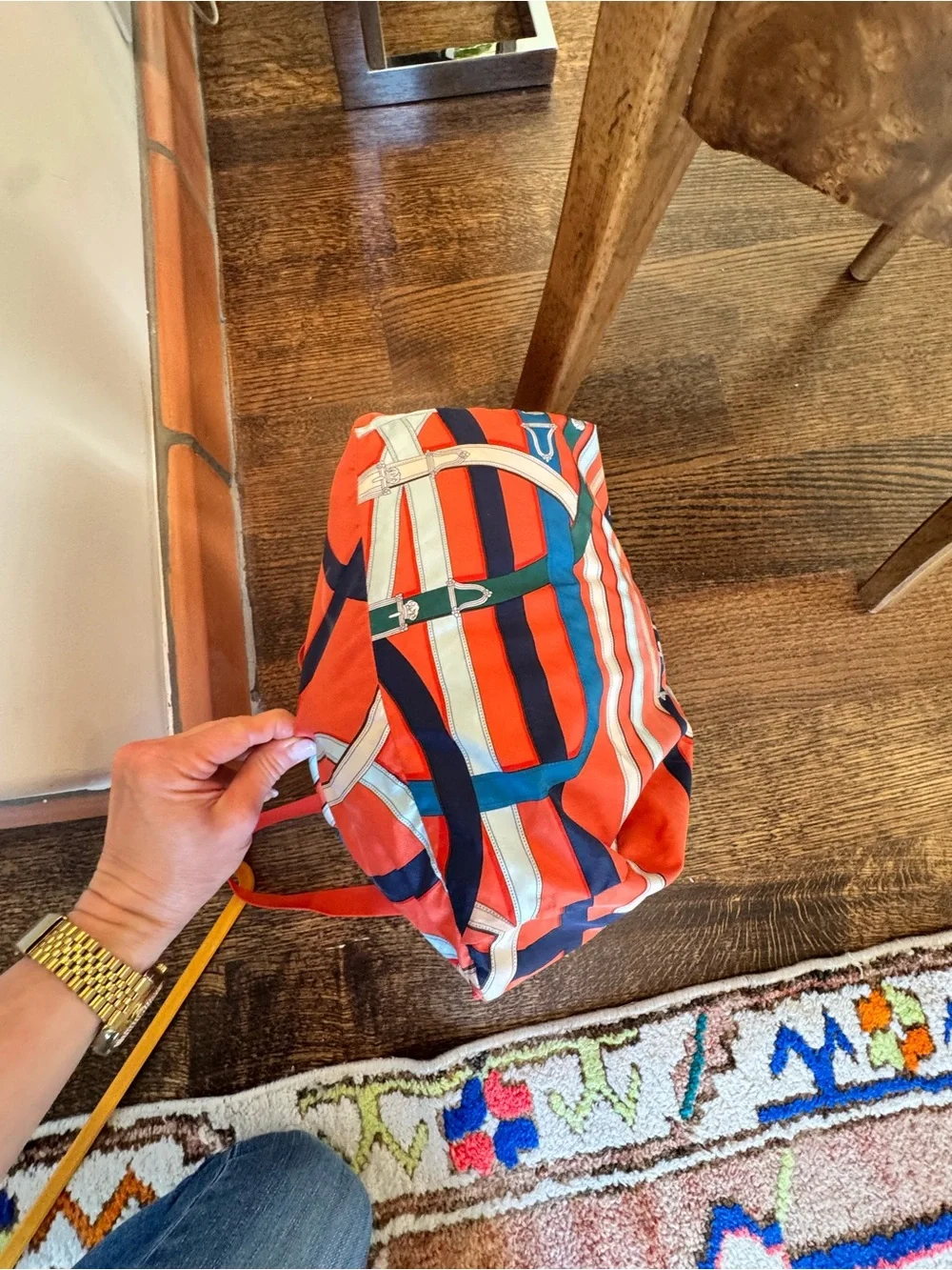 Hermes Airsilk Backpack Bag